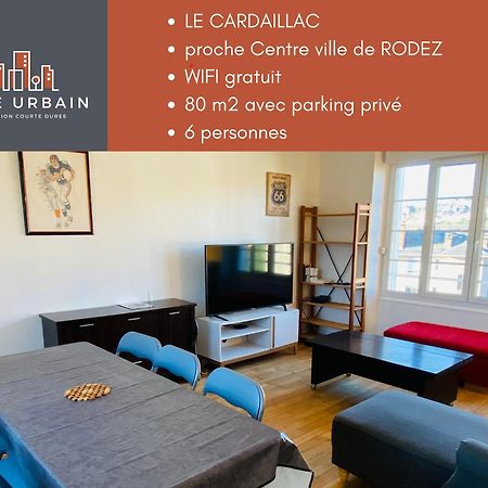 Appartement T4 Cite Cardaillac, Parking Prive, Wifi Rodez Eksteriør billede
